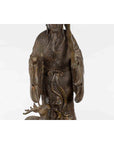 Vintage Lost Wax Cast Bronze Statuette of a Chinese Ancestral Figure-5. Asian & Chinese Furniture, Art, Antiques, Vintage Home Décor for sale at FEA Home