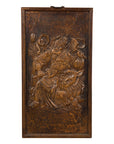 Chinese Zhejiang Vintage Low-Relief Wall Plaque Depicting a Celestial Guardian-1. Asian & Chinese Furniture, Art, Antiques, Vintage Home Décor for sale at FEA Home
