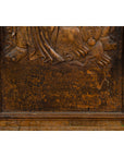 Chinese Zhejiang Vintage Low-Relief Wall Plaque Depicting a Celestial Guardian-12. Asian & Chinese Furniture, Art, Antiques, Vintage Home Décor for sale at FEA Home