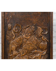 Chinese Zhejiang Vintage Low-Relief Wall Plaque Depicting a Celestial Guardian-7. Asian & Chinese Furniture, Art, Antiques, Vintage Home Décor for sale at FEA Home