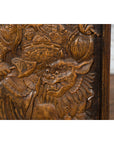 Chinese Zhejiang Vintage Low-Relief Wall Plaque Depicting a Celestial Guardian-8. Asian & Chinese Furniture, Art, Antiques, Vintage Home Décor for sale at FEA Home