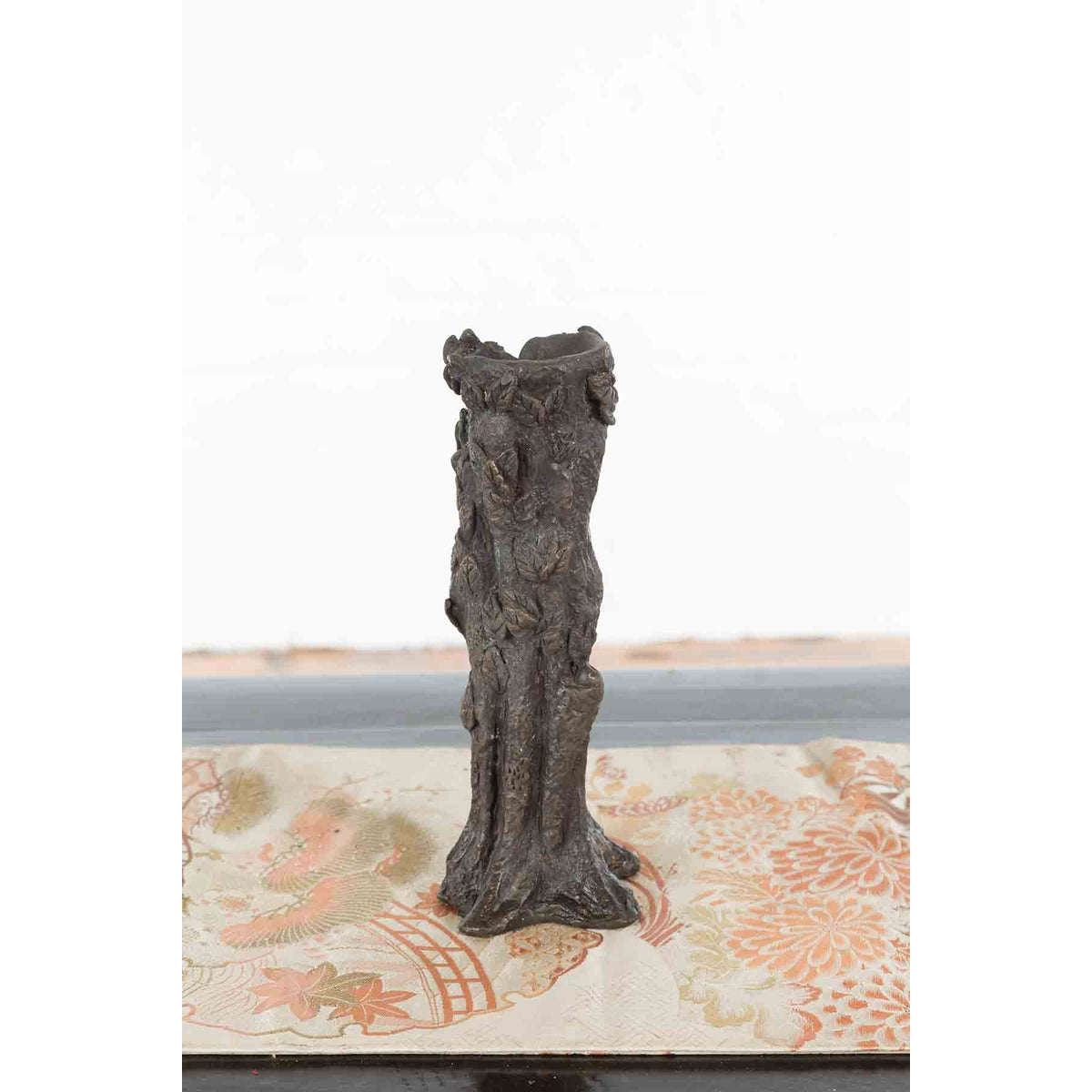 Small Vintage Bronze Dryad Tree Nymph Candle Holder-10. Asian & Chinese Furniture, Art, Antiques, Vintage Home Décor for sale at FEA Home