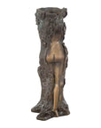 Small Vintage Bronze Dryad Tree Nymph Candle Holder-1. Asian & Chinese Furniture, Art, Antiques, Vintage Home Décor for sale at FEA Home