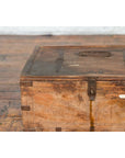 Rustic Indian 19th Century Treasure Box with Carved Rosettes and Small Feet-6. Asian & Chinese Furniture, Art, Antiques, Vintage Home Décor for sale at FEA Home