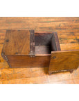 Indonesian 19th Century Wooden Trunk with Partially Removable Top and Iron Studs-3. Asian & Chinese Furniture, Art, Antiques, Vintage Home Décor for sale at FEA Home