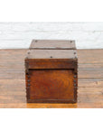 Indonesian 19th Century Wooden Trunk with Partially Removable Top and Iron Studs-8. Asian & Chinese Furniture, Art, Antiques, Vintage Home Décor for sale at FEA Home