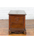 Early 20th Century Madurese Treasure Chest with Hand-Carved Floral Décor-16. Asian & Chinese Furniture, Art, Antiques, Vintage Home Décor for sale at FEA Home