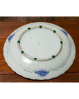 19th Century Japanese Porcelain Imari Plate with Painted Blue and White Décor-15. Asian & Chinese Furniture, Art, Antiques, Vintage Home Décor for sale at FEA Home