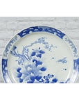 19th Century Japanese Porcelain Imari Plate with Painted Blue and White Décor-4. Asian & Chinese Furniture, Art, Antiques, Vintage Home Décor for sale at FEA Home