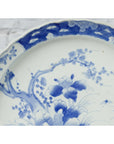 19th Century Japanese Porcelain Imari Plate with Painted Blue and White Décor-5. Asian & Chinese Furniture, Art, Antiques, Vintage Home Décor for sale at FEA Home