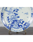 19th Century Japanese Porcelain Imari Plate with Painted Blue and White Décor-7. Asian & Chinese Furniture, Art, Antiques, Vintage Home Décor for sale at FEA Home