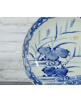 19th Century Japanese Porcelain Imari Plate with Painted Blue and White Décor-10. Asian & Chinese Furniture, Art, Antiques, Vintage Home Décor for sale at FEA Home