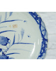 19th Century Japanese Porcelain Imari Plate with Painted Blue and White Décor-12. Asian & Chinese Furniture, Art, Antiques, Vintage Home Décor for sale at FEA Home