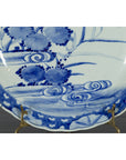 19th Century Japanese Porcelain Imari Plate with Painted Blue and White Décor-13. Asian & Chinese Furniture, Art, Antiques, Vintage Home Décor for sale at FEA Home