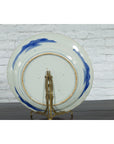 19th Century Japanese Porcelain Imari Plate with Painted Blue and White Décor-16. Asian & Chinese Furniture, Art, Antiques, Vintage Home Décor for sale at FEA Home