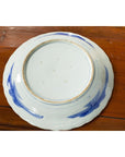 19th Century Japanese Porcelain Imari Plate with Painted Blue and White Décor-18. Asian & Chinese Furniture, Art, Antiques, Vintage Home Décor for sale at FEA Home