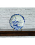 19th Century Japanese Porcelain Imari Plate with Painted Blue and White Décor-6. Asian & Chinese Furniture, Art, Antiques, Vintage Home Décor for sale at FEA Home