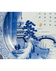 19th Century Japanese Porcelain Imari Plate with Painted Blue and White Décor-13. Asian & Chinese Furniture, Art, Antiques, Vintage Home Décor for sale at FEA Home
