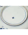 19th Century Japanese Porcelain Imari Plate with Painted Blue and White Décor-20. Asian & Chinese Furniture, Art, Antiques, Vintage Home Décor for sale at FEA Home