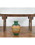 Annamese 19th Century Green Glazed Water Jar with Raised Dragon Motifs-9. Asian & Chinese Furniture, Art, Antiques, Vintage Home Décor for sale at FEA Home
