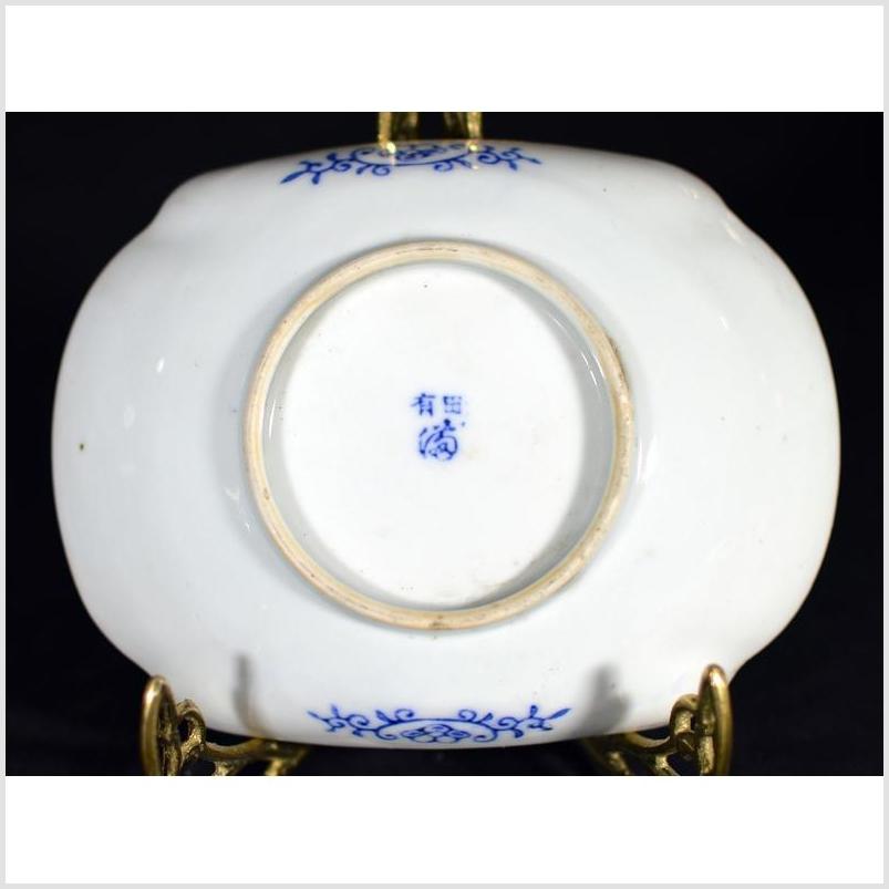 Antique Asian Hand Painted Porcelain Bowl-4. Asian & Chinese Furniture, Art, Antiques, Vintage Home Décor for sale at FEA Home