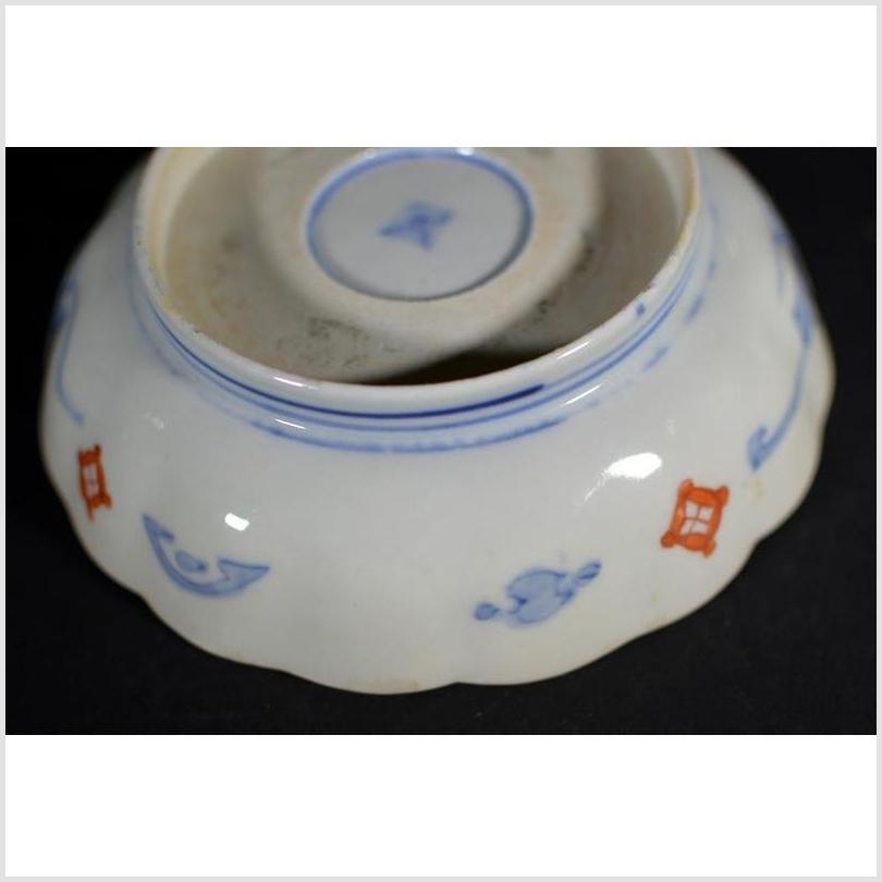 Antique Asian Hand Painted Porcelain Bowl-7. Asian & Chinese Furniture, Art, Antiques, Vintage Home Décor for sale at FEA Home