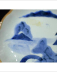 Antique Asian Hand Painted Porcelain Plate – Misty Peaks, Arched Bridge-3. Asian & Chinese Furniture, Art, Antiques, Vintage Home Décor for sale at FEA Home