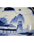 Antique Asian Hand Painted Porcelain Plate – River Pavilion, Willow Grove-2. Asian & Chinese Furniture, Art, Antiques, Vintage Home Décor for sale at FEA Home