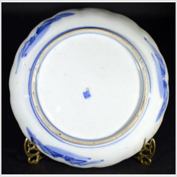 Antique Asian Hand Painted Porcelain Plate – Mountain Landscape, Willow Trees-5. Asian & Chinese Furniture, Art, Antiques, Vintage Home Décor for sale at FEA Home