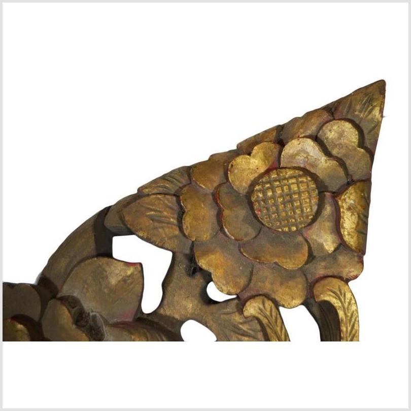 Antique Asian Ornate Temple Carving – Gilded Phoenix, Peony Bloom-3. Asian & Chinese Furniture, Art, Antiques, Vintage Home Décor for sale at FEA Home