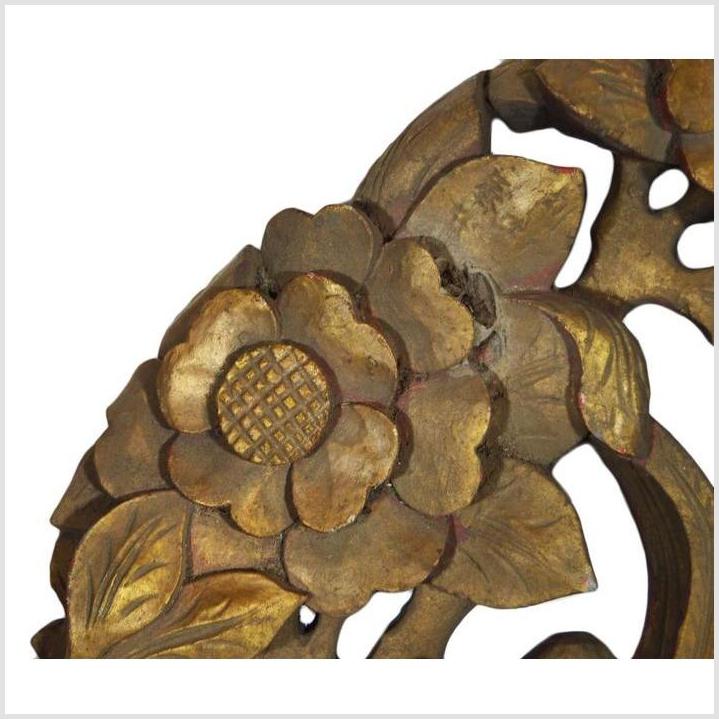 Antique Asian Ornate Temple Carving – Gilded Phoenix, Peony Bloom-4. Asian & Chinese Furniture, Art, Antiques, Vintage Home Décor for sale at FEA Home