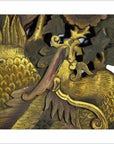 Antique Asian Ornate Temple Carving – Feathered Crest, Floral Vine-2. Asian & Chinese Furniture, Art, Antiques, Vintage Home Décor for sale at FEA Home