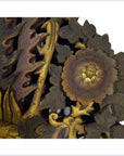 Antique Asian Ornate Temple Carving – Feathered Crest, Floral Vine-4. Asian & Chinese Furniture, Art, Antiques, Vintage Home Décor for sale at FEA Home
