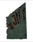 Antique Asian Ornate Temple Carving – Feathered Crest, Floral Vine-7. Asian & Chinese Furniture, Art, Antiques, Vintage Home Décor for sale at FEA Home