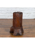 Antique Asian Teak Wood Folk Style Tree Trunk Planter Originally Used as Mortar-11. Asian & Chinese Furniture, Art, Antiques, Vintage Home Décor for sale at FEA Home