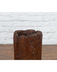 Antique Asian Teak Wood Folk Style Tree Trunk Planter Originally Used as Mortar-8. Asian & Chinese Furniture, Art, Antiques, Vintage Home Décor for sale at FEA Home