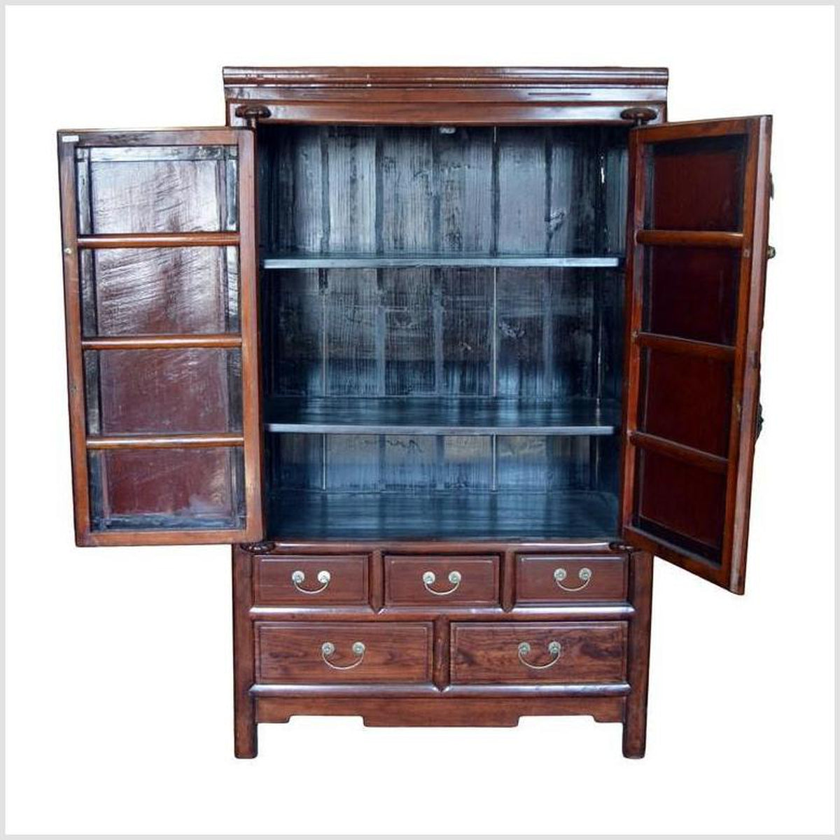 Antique Blackwood and Rosewood Lacquered Cabinet from 19th Century China-4. Asian & Chinese Furniture, Art, Antiques, Vintage Home Décor for sale at FEA Home
