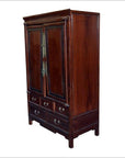 Antique Blackwood and Rosewood Lacquered Cabinet from 19th Century China-5. Asian & Chinese Furniture, Art, Antiques, Vintage Home Décor for sale at FEA Home