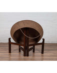 Antique Burmese Bronze Temple Gong with Red Mallet and Raised Center-8. Asian & Chinese Furniture, Art, Antiques, Vintage Home Décor for sale at FEA Home