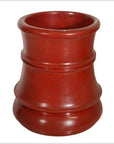 Antique Burmese Ceremonial Holder – Hourglass Silhouette, Smooth Finish-1. Asian & Chinese Furniture, Art, Antiques, Vintage Home Décor for sale at FEA Home