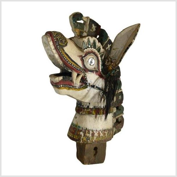 Antique Burmese Ceremonial Horse Carving-3. Asian & Chinese Furniture, Art, Antiques, Vintage Home Décor for sale at FEA Home