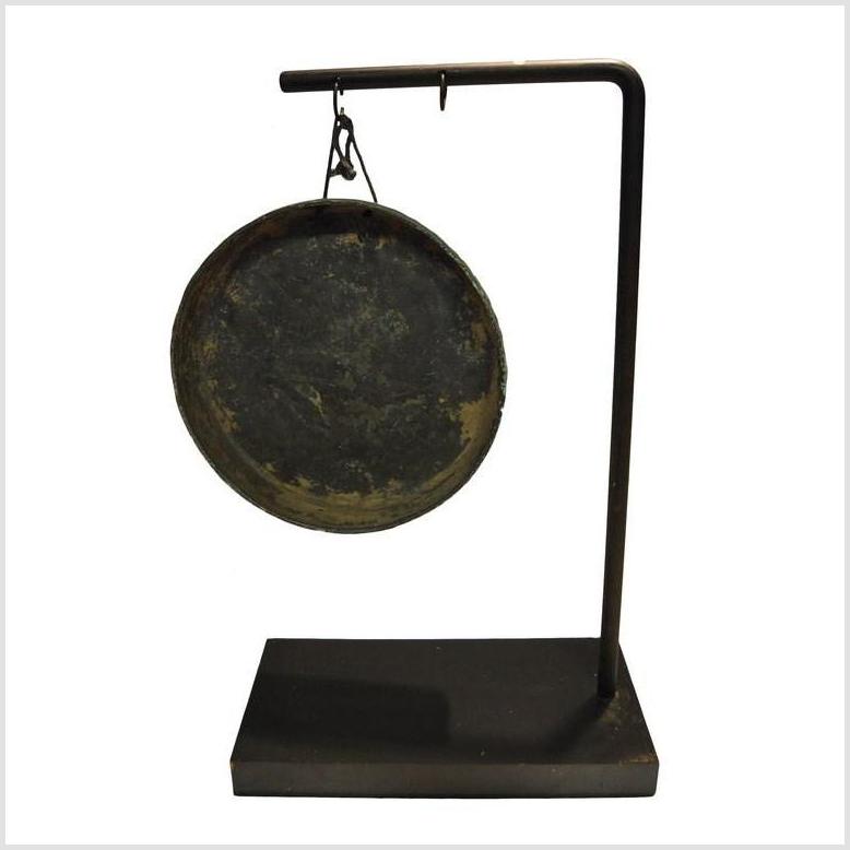 Antique Ceremonial Bronze Gong-4. Asian & Chinese Furniture, Art, Antiques, Vintage Home Décor for sale at FEA Home