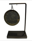 Antique Ceremonial Bronze Gong-4. Asian & Chinese Furniture, Art, Antiques, Vintage Home Décor for sale at FEA Home