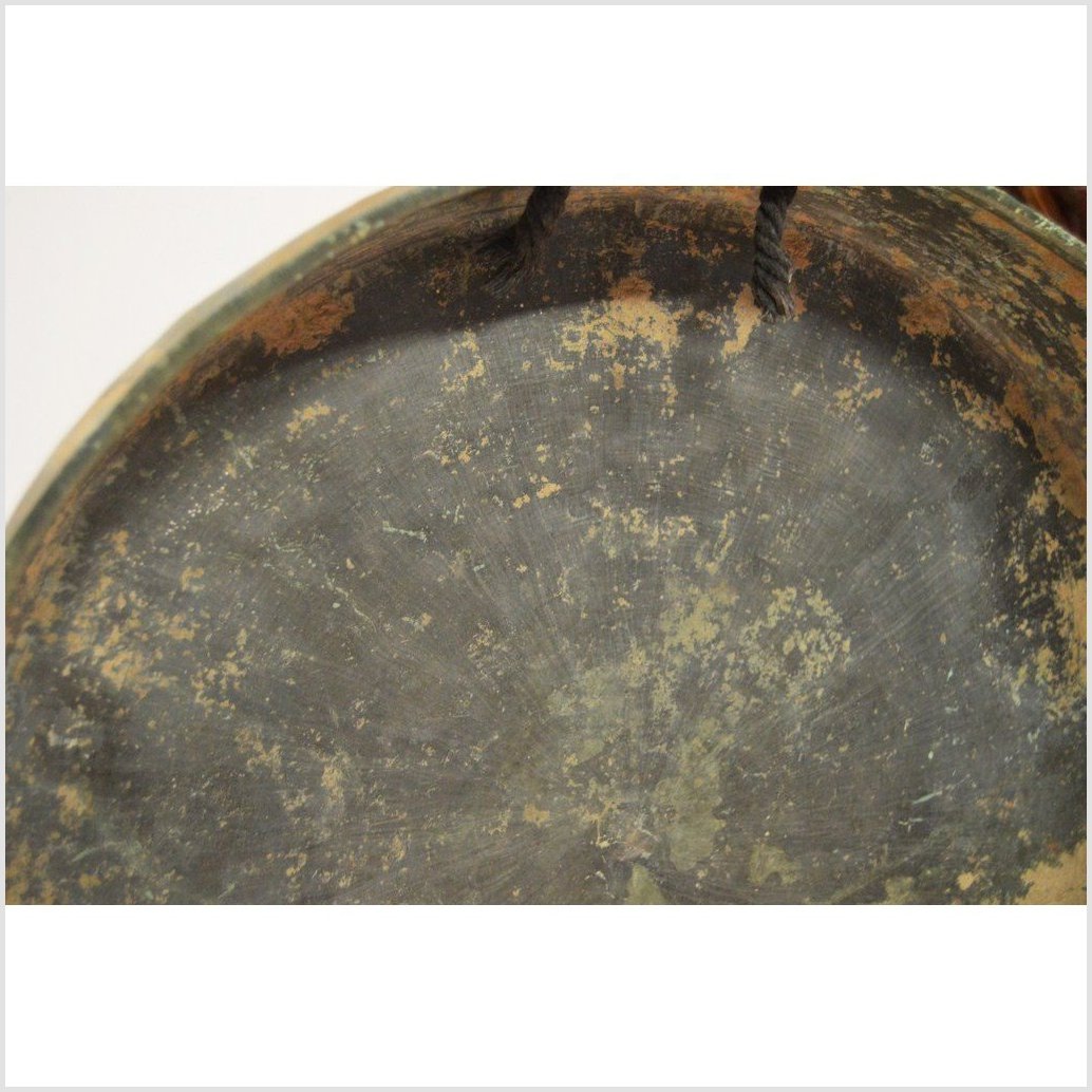 Antique Ceremonial Bronze Gong-6. Asian & Chinese Furniture, Art, Antiques, Vintage Home Décor for sale at FEA Home