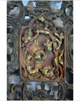 Antique Chinese 3 Panel Screen With Hand Painting-13. Asian & Chinese Furniture, Art, Antiques, Vintage Home Décor for sale at FEA Home