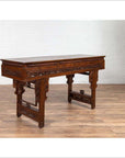 Antique Chinese Altar Console Table with Overhang Top and Open Fretwork Scrolls-13. Asian & Chinese Furniture, Art, Antiques, Vintage Home Décor for sale at FEA Home