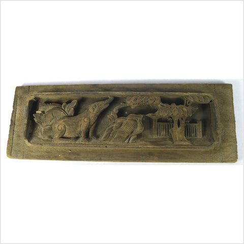 Antique Chinese Architectural Temple Plaque-YNE238-1. Asian & Chinese Furniture, Art, Antiques, Vintage Home Décor for sale at FEA Home