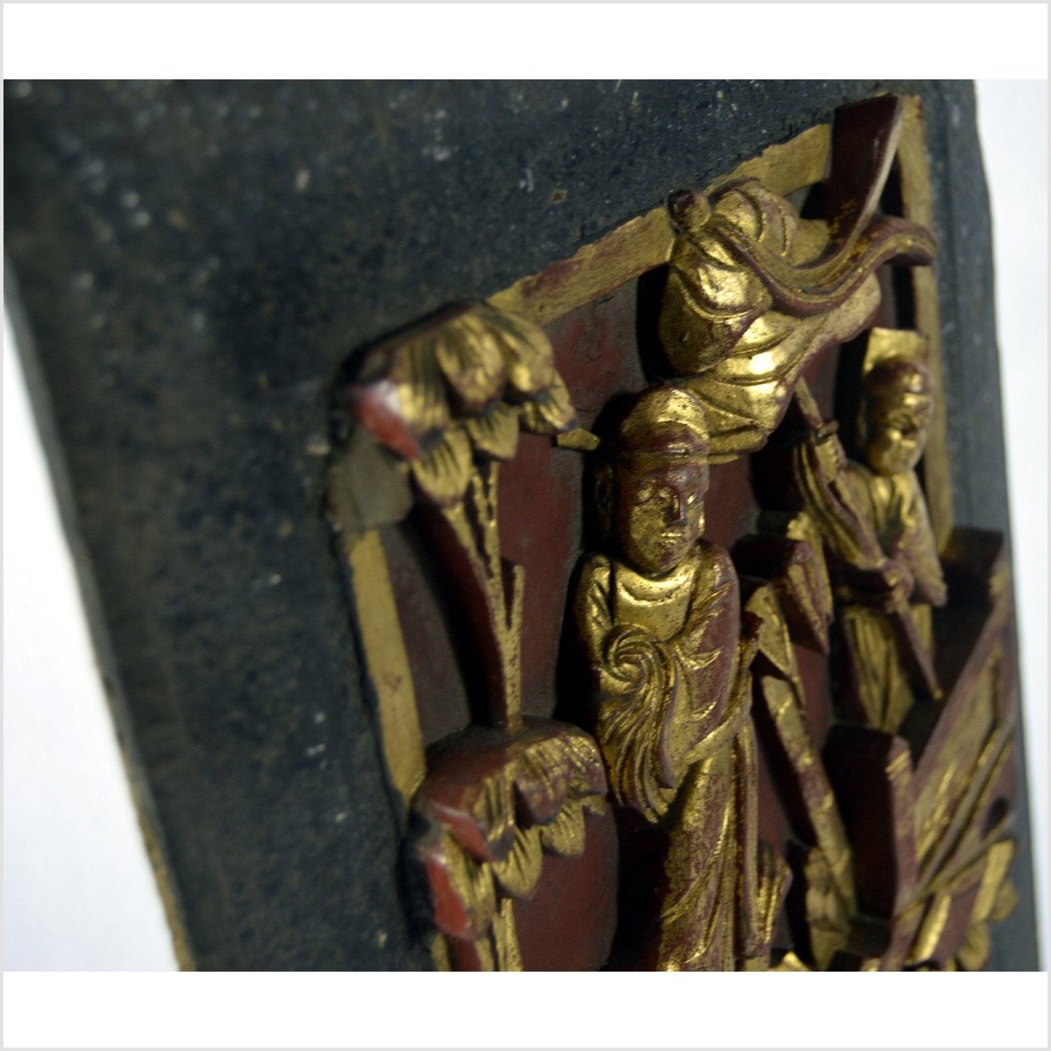 Antique Chinese Architectural Wedding Bed Plaque-4. Asian & Chinese Furniture, Art, Antiques, Vintage Home Décor for sale at FEA Home