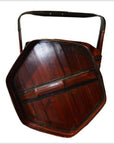 Antique Chinese Bamboo Lunch Basket-10. Asian & Chinese Furniture, Art, Antiques, Vintage Home Décor for sale at FEA Home