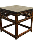 Antique Chinese Bamboo Side Table-2. Asian & Chinese Furniture, Art, Antiques, Vintage Home Décor for sale at FEA Home
